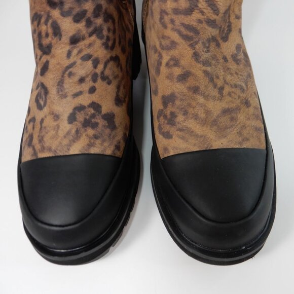 Timberland Kori Park 2.0 Chelsea Boots Size 9 Leopard Black Heel Lug Sole NEW - Picture 14 of 15